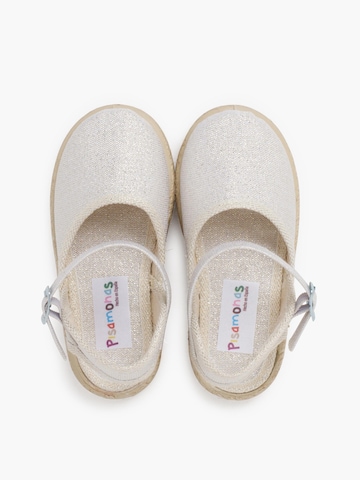 Pisamonas Sandale‌‌‌‌‌‌‌‌ in Silber