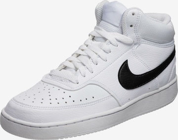 Baskets hautes 'Court Vision Next Nature' Nike Sportswear en blanc : devant