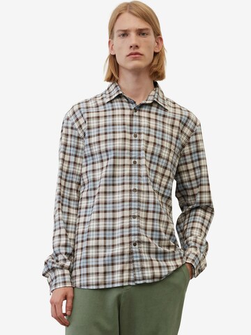 Marc O'Polo Regular fit Button Up Shirt in Blue: front