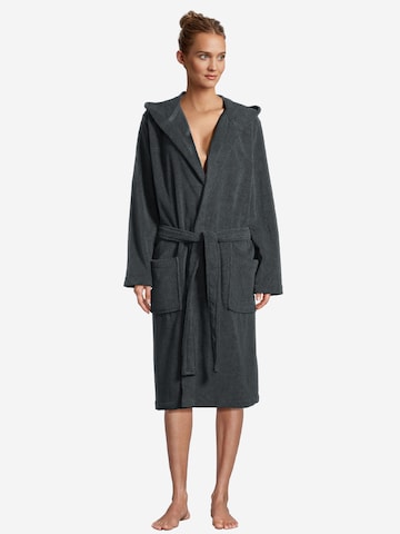 SEIDENSTICKER Bademantel lang 'Basic'‌‌‌‌‌‌‌‌ in Schwarz