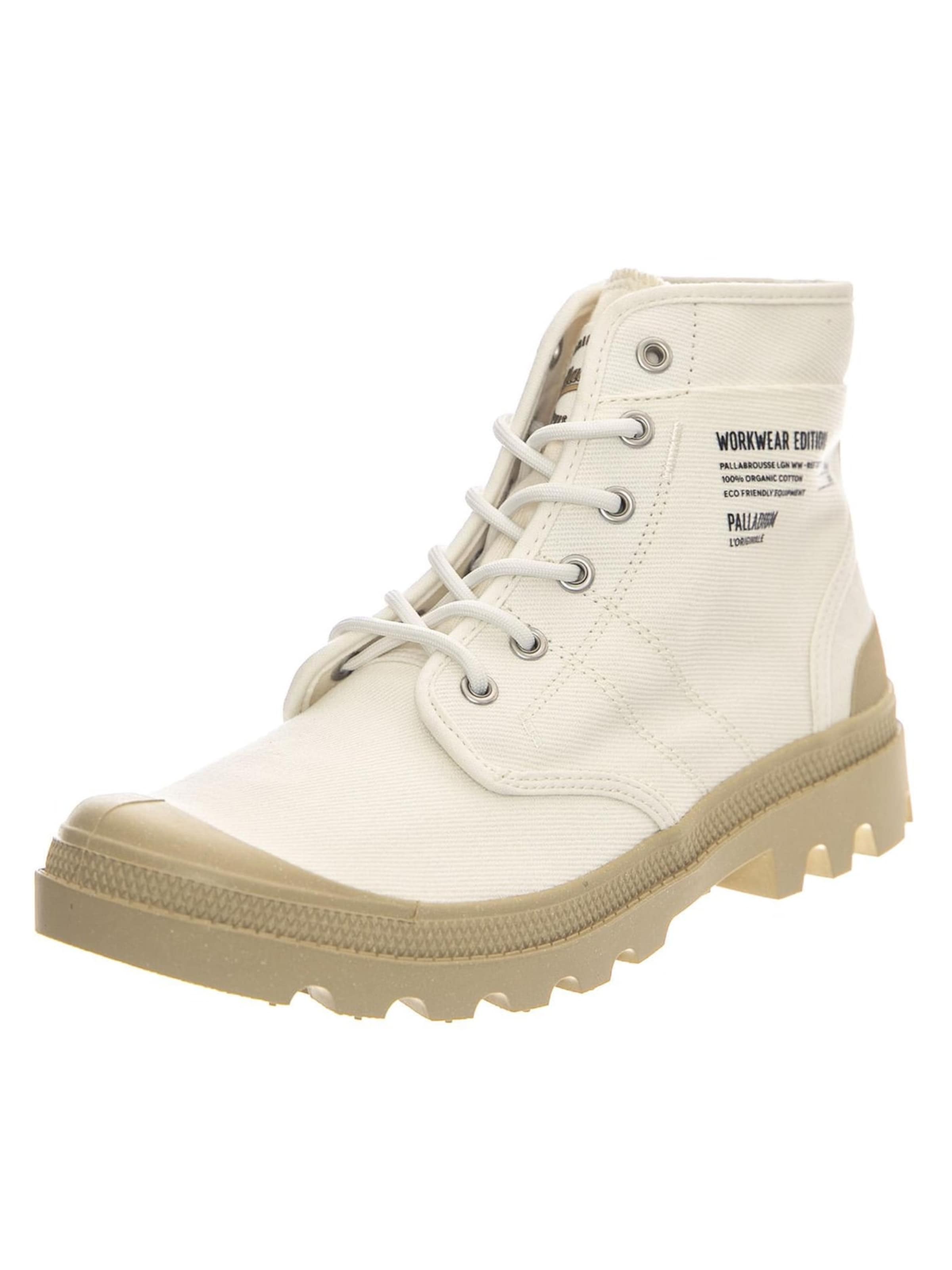 Stivale 'Pallabrousse WW Cream White Shoes' di Palladium in bianco: frontale