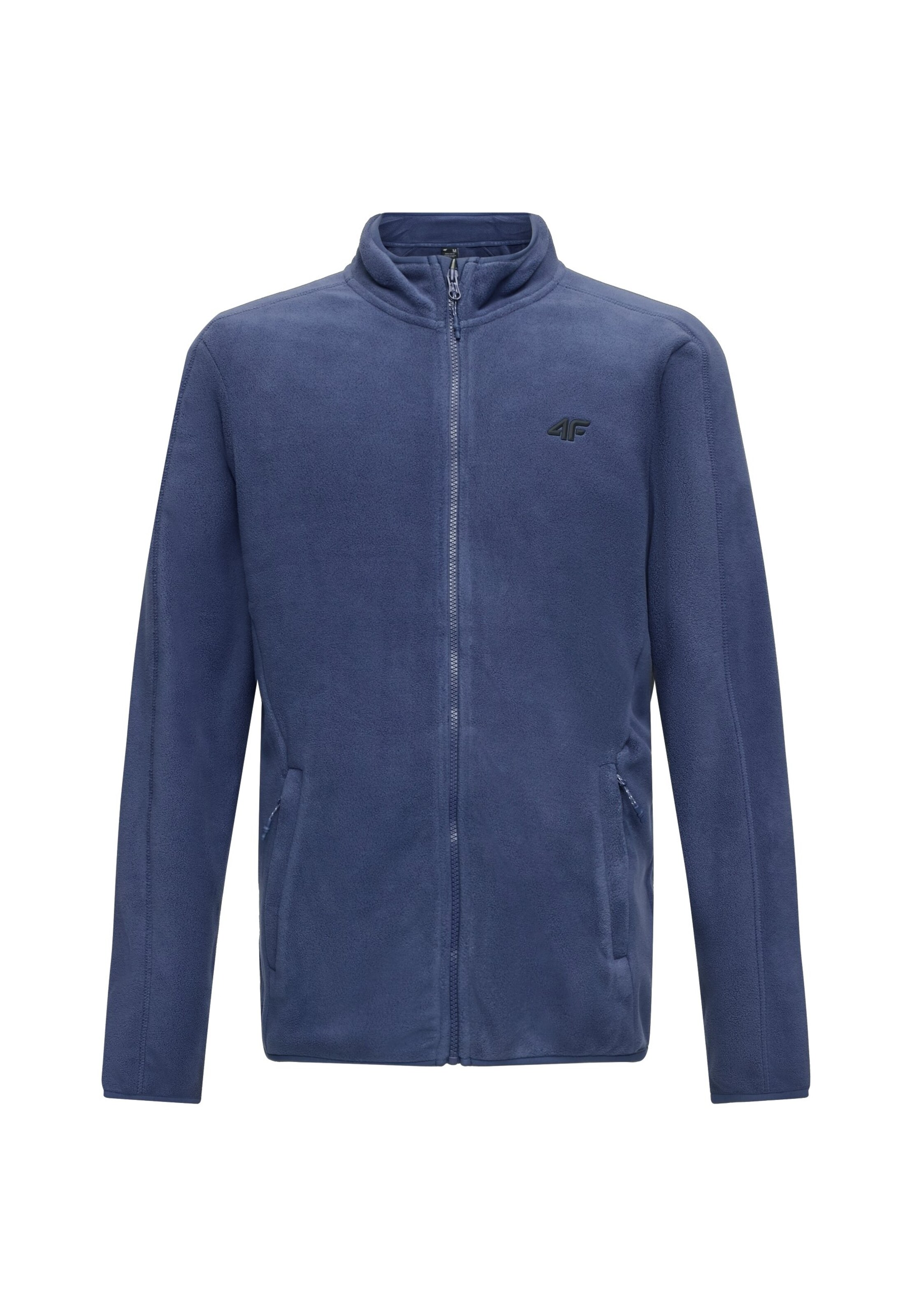 4F - Chaqueta polar funcional en azul: frente