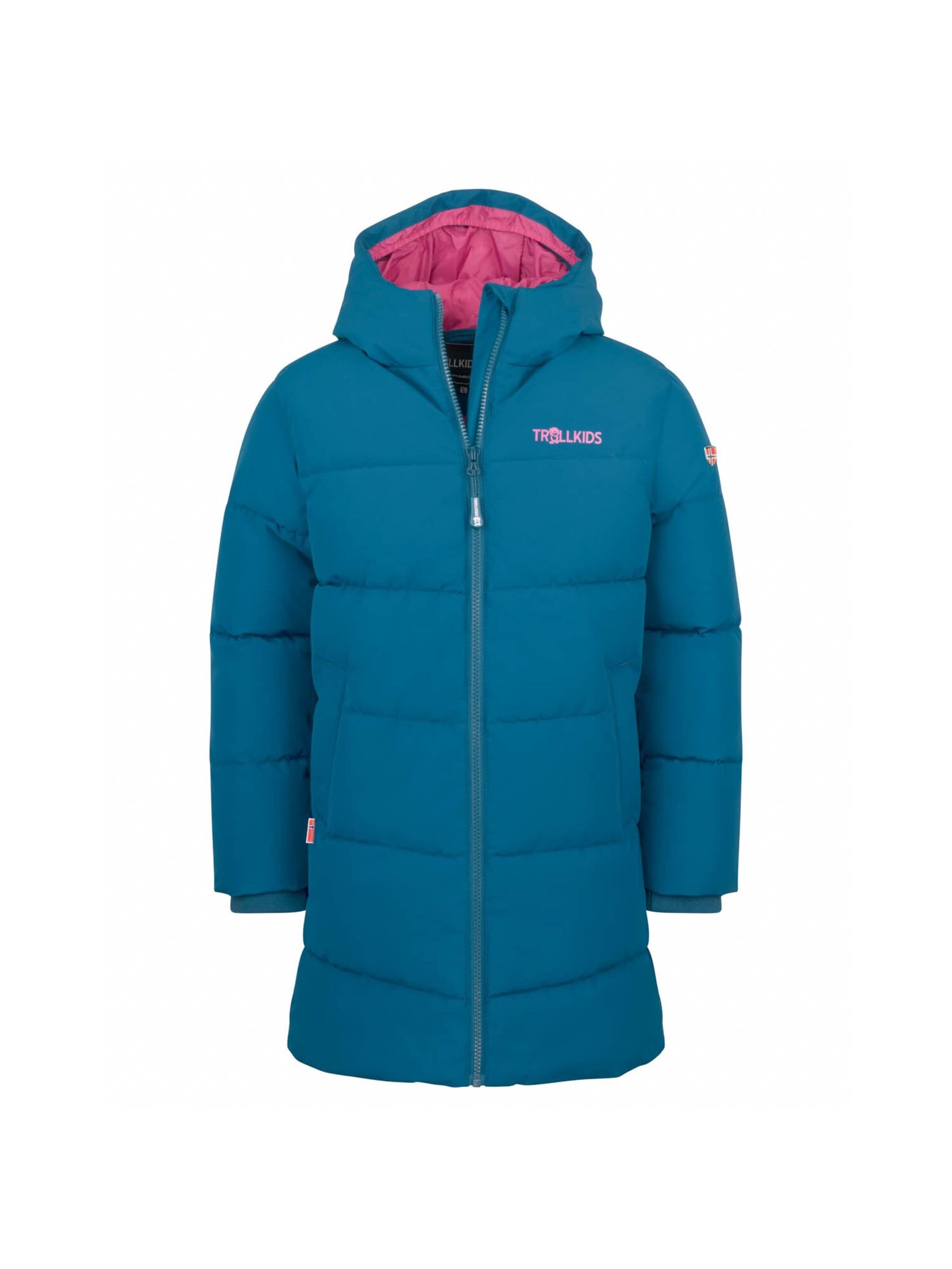 TROLLKIDS Winter Jacket in Blue: front