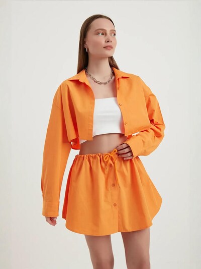 Hiccup Blusa em laranja, Vista do artigo