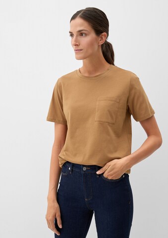 s.Oliver Shirt in Braun: Vorderseite