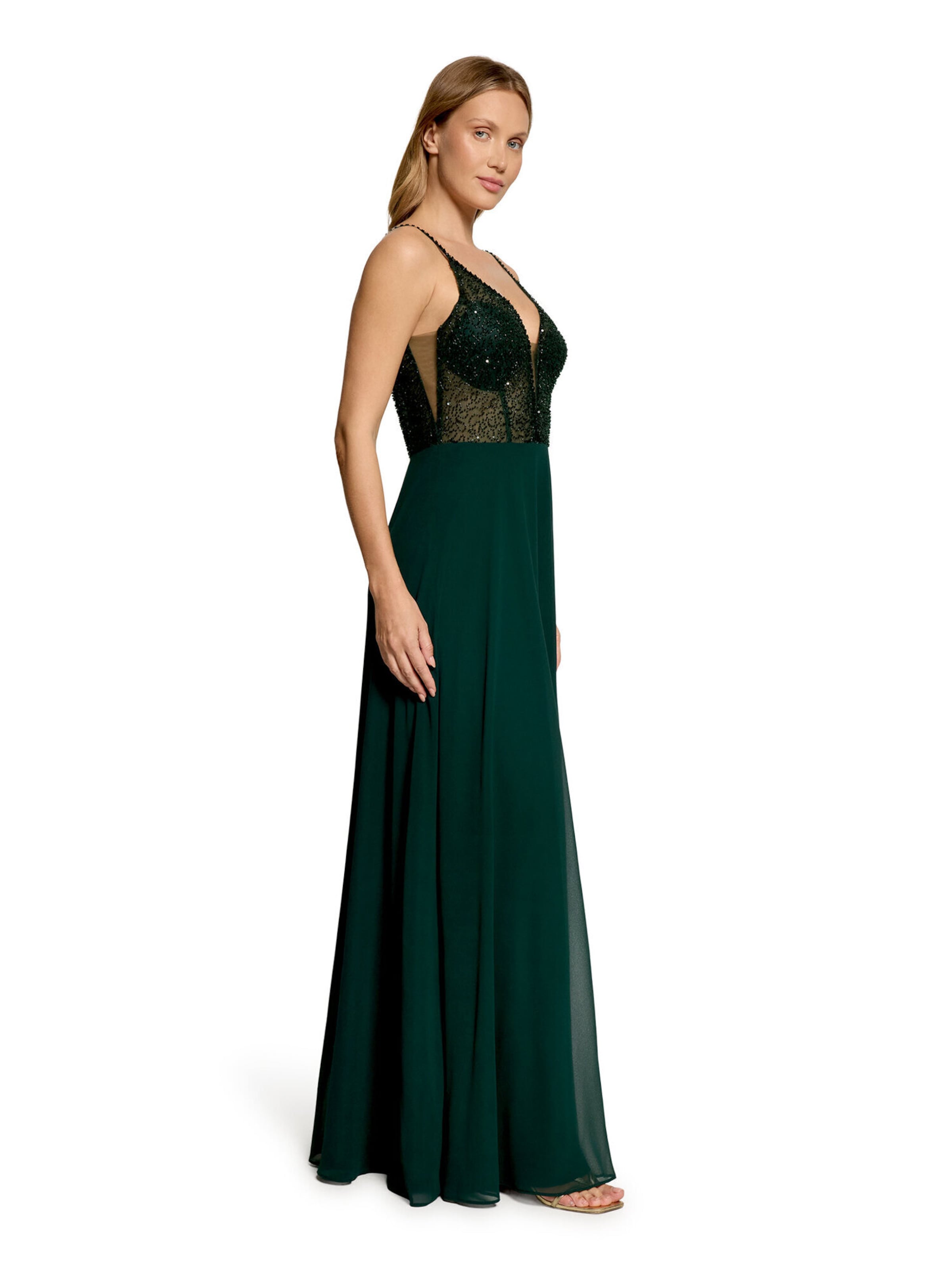 Robe de soirée Vera Mont en vert