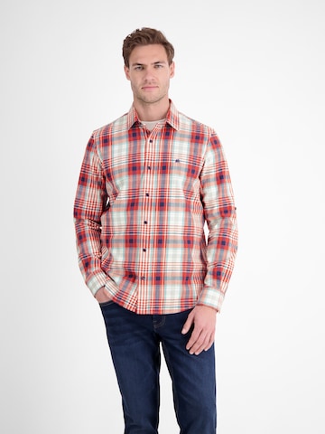 LERROS Regular fit Button Up Shirt in Red: front