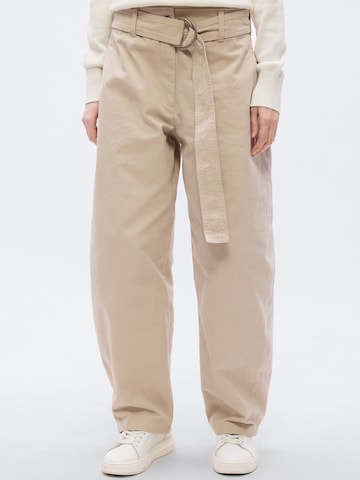 Calvin Klein Jeans Baggy Nadrág - bézs: elől