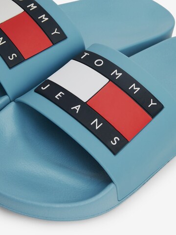 Tommy Jeans Pantolette 'Essential' in Blau