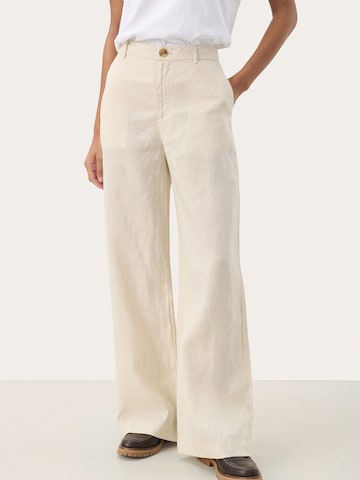 Part Two Wide leg Pants 'Ninnes' in Beige: front