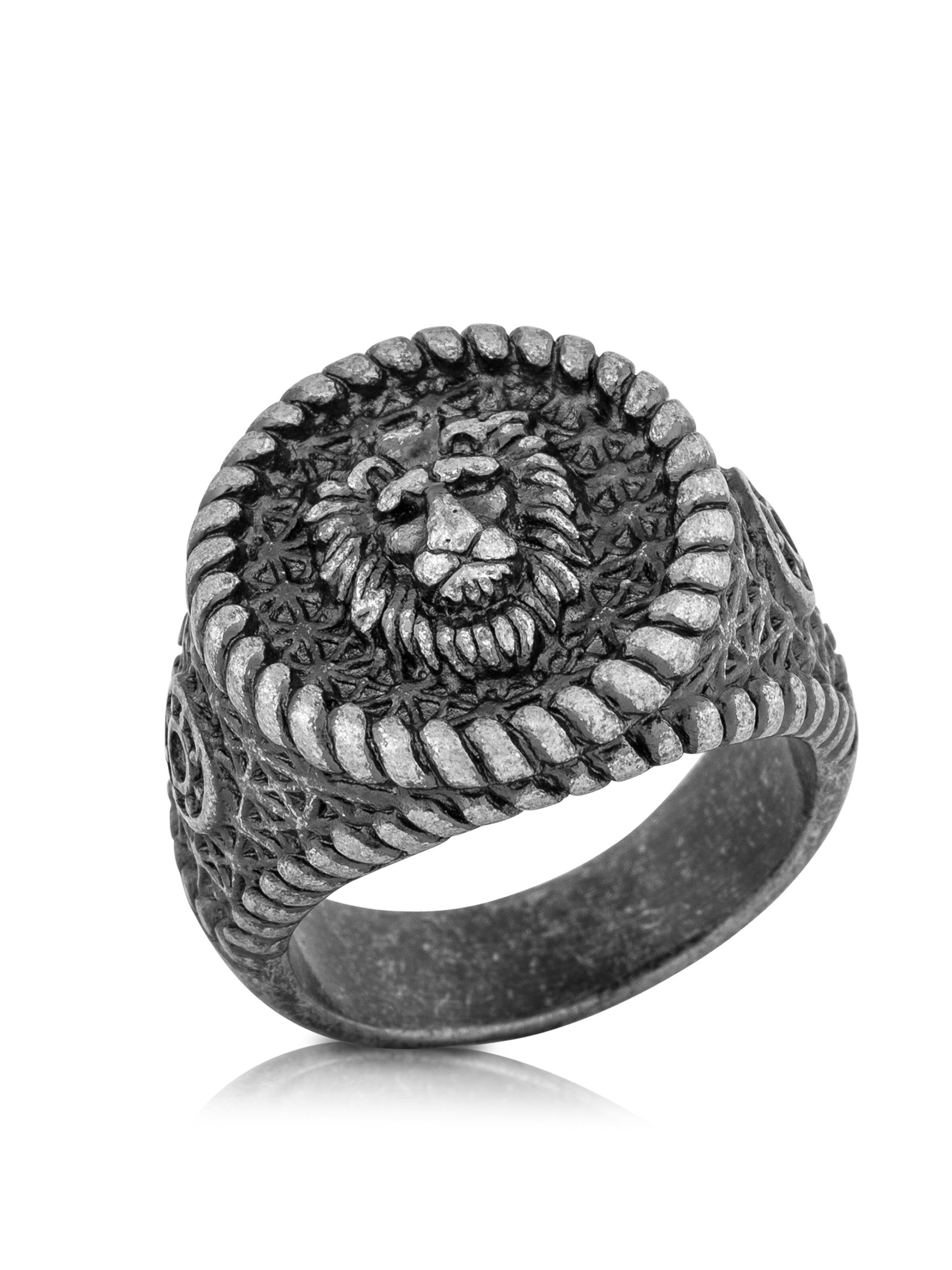 Akitsune Ring 'Imperator'‌ in Silber: Vorderseite