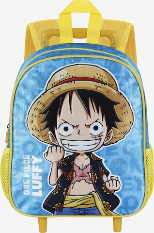 One Piece Backpack 'Monkey' in Blue: front