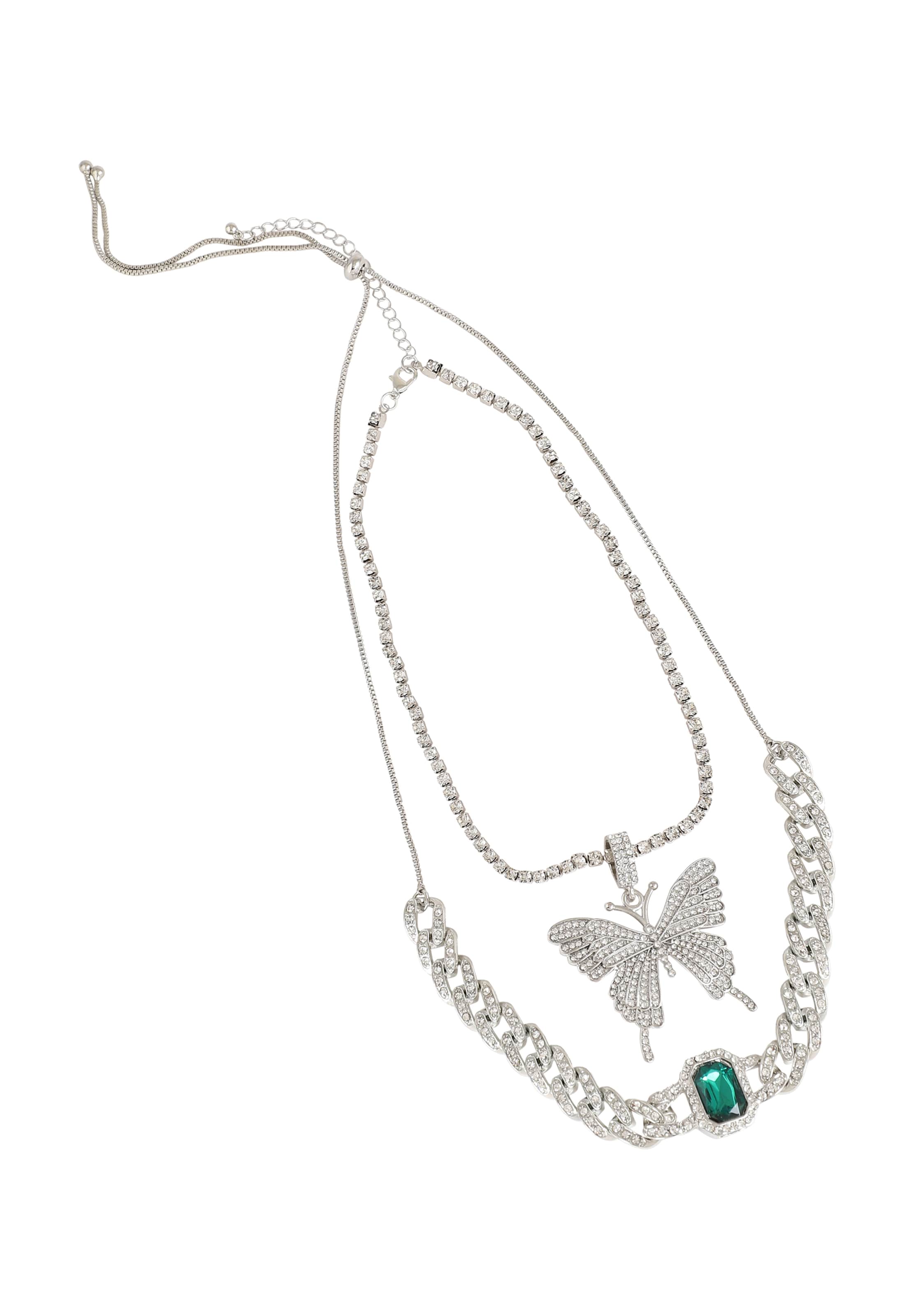 SOHI - Colar 'Kelia' em prata: frente