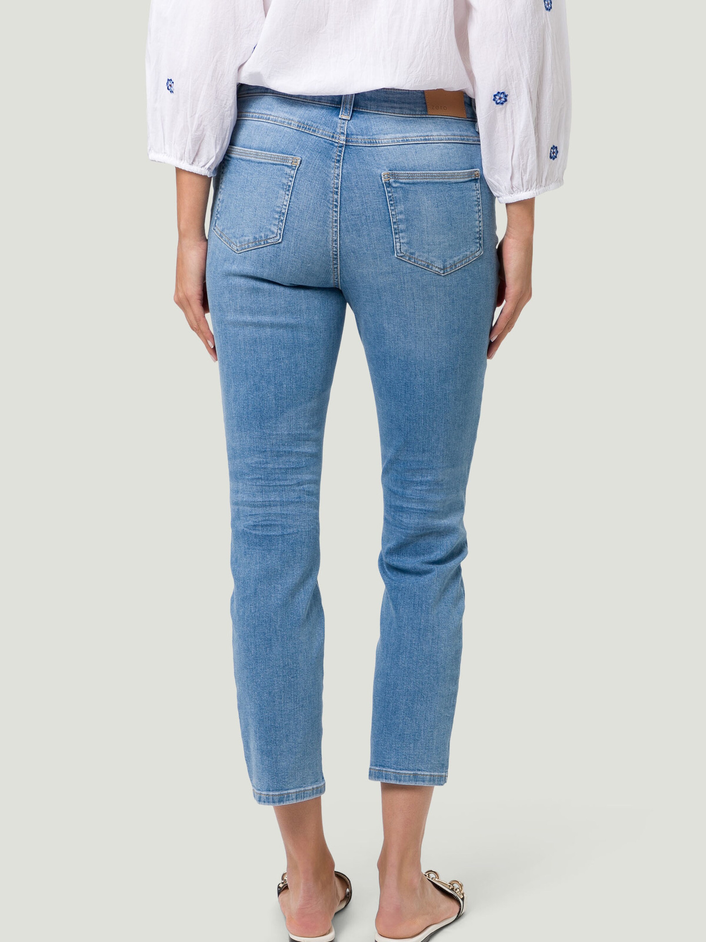 Frauen Jeans zero Jeans Jeans Slim Fit 28 Inch in Blau - OM37253 Frauen Jeans zero Jeans Jeans Slim Fit 28 Inch in Blau - OM37253