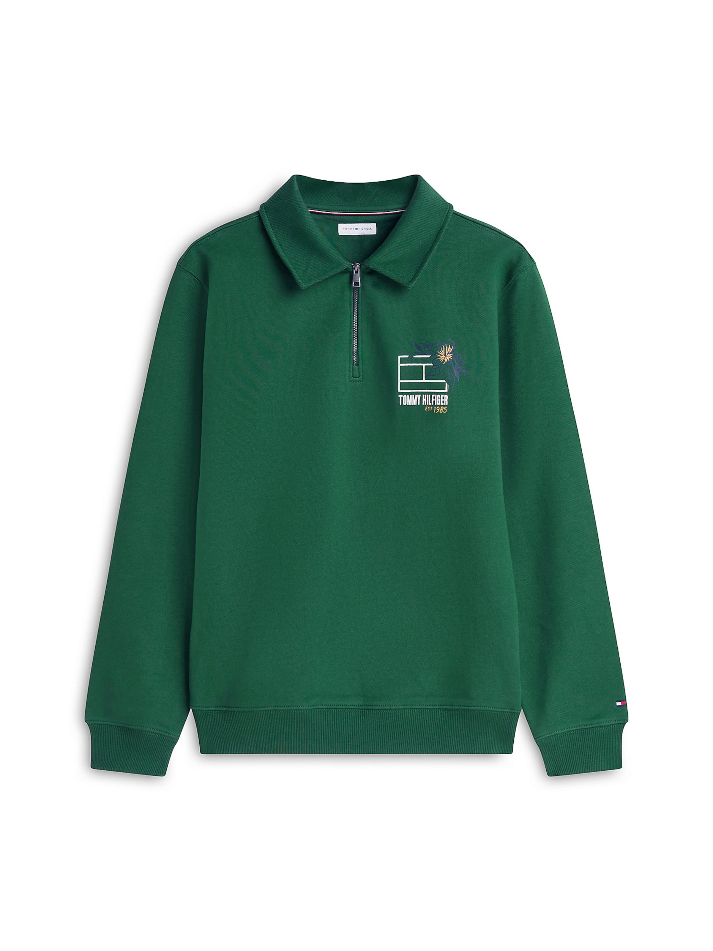TOMMY HILFIGER Sweatshirt in grün, Produktansicht