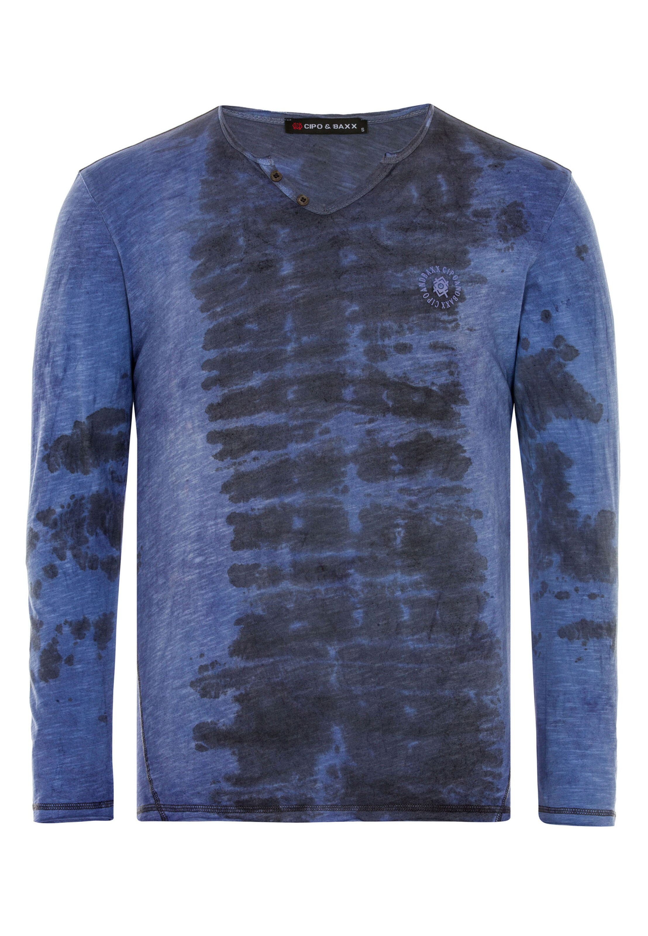 CIPO & BAXX Shirt in Blue: front