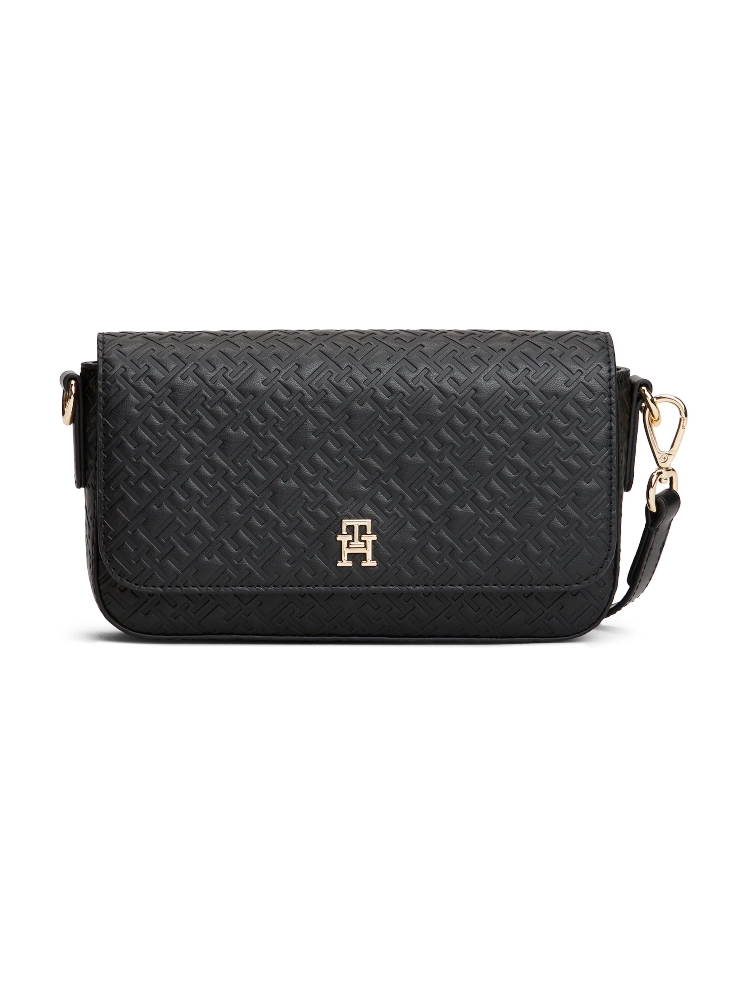 Sac à bandoulière TOMMY HILFIGER en noir : devant