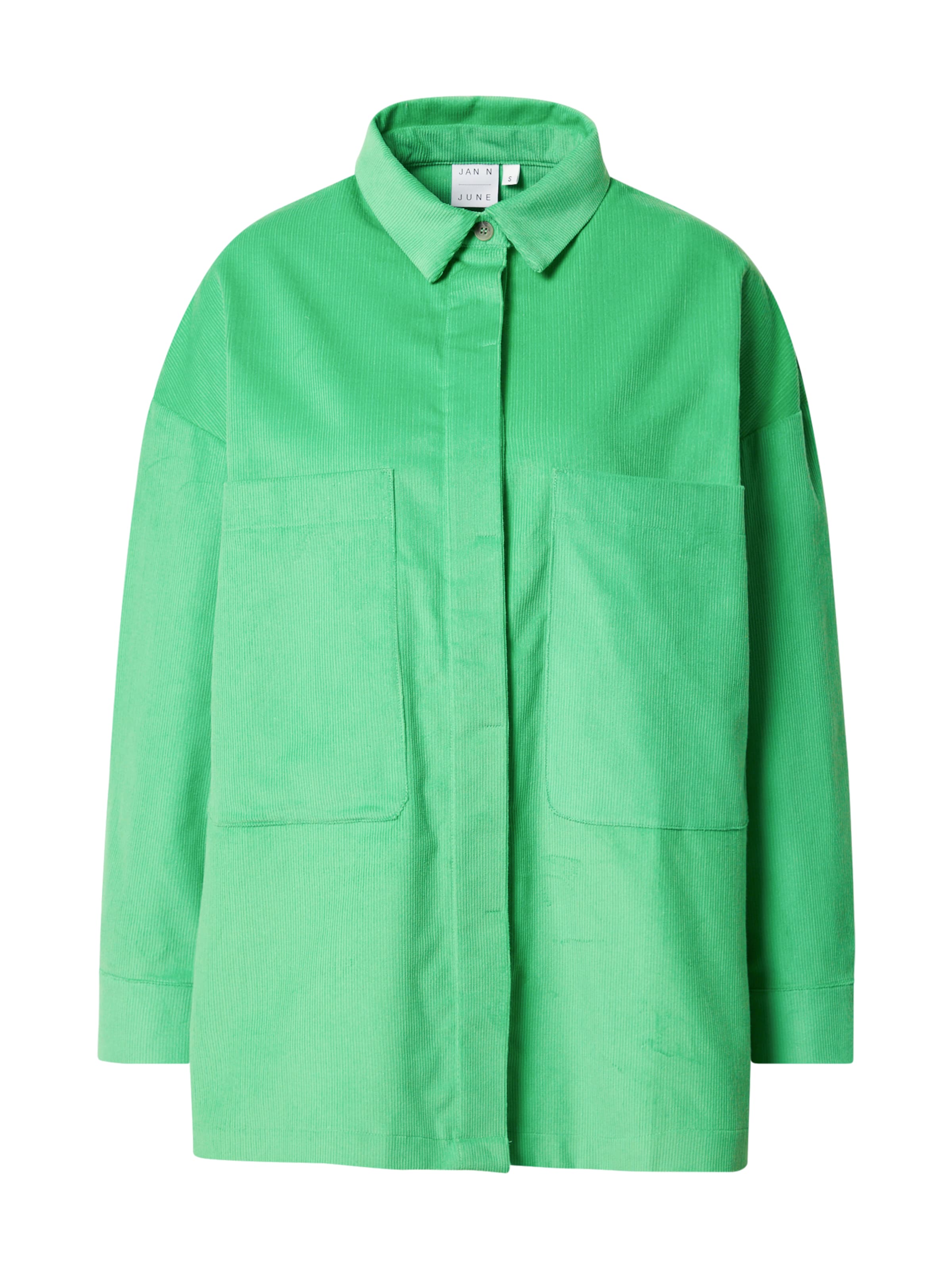 JAN 'N JUNE Bluse 'UNA' i grøn: forside