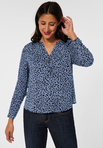 Camicia da donna 'Bamika' di STREET ONE in blu: frontale