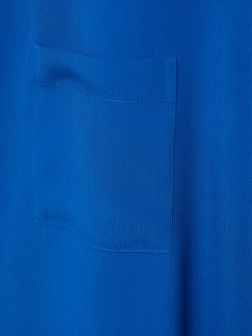 MANGO Blouse 'MOSS' in Blauw