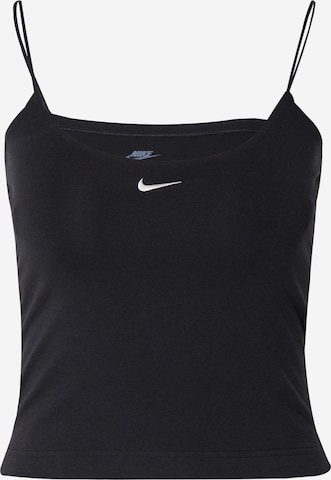 Nike Sportswear Top w kolorze czarny: przód