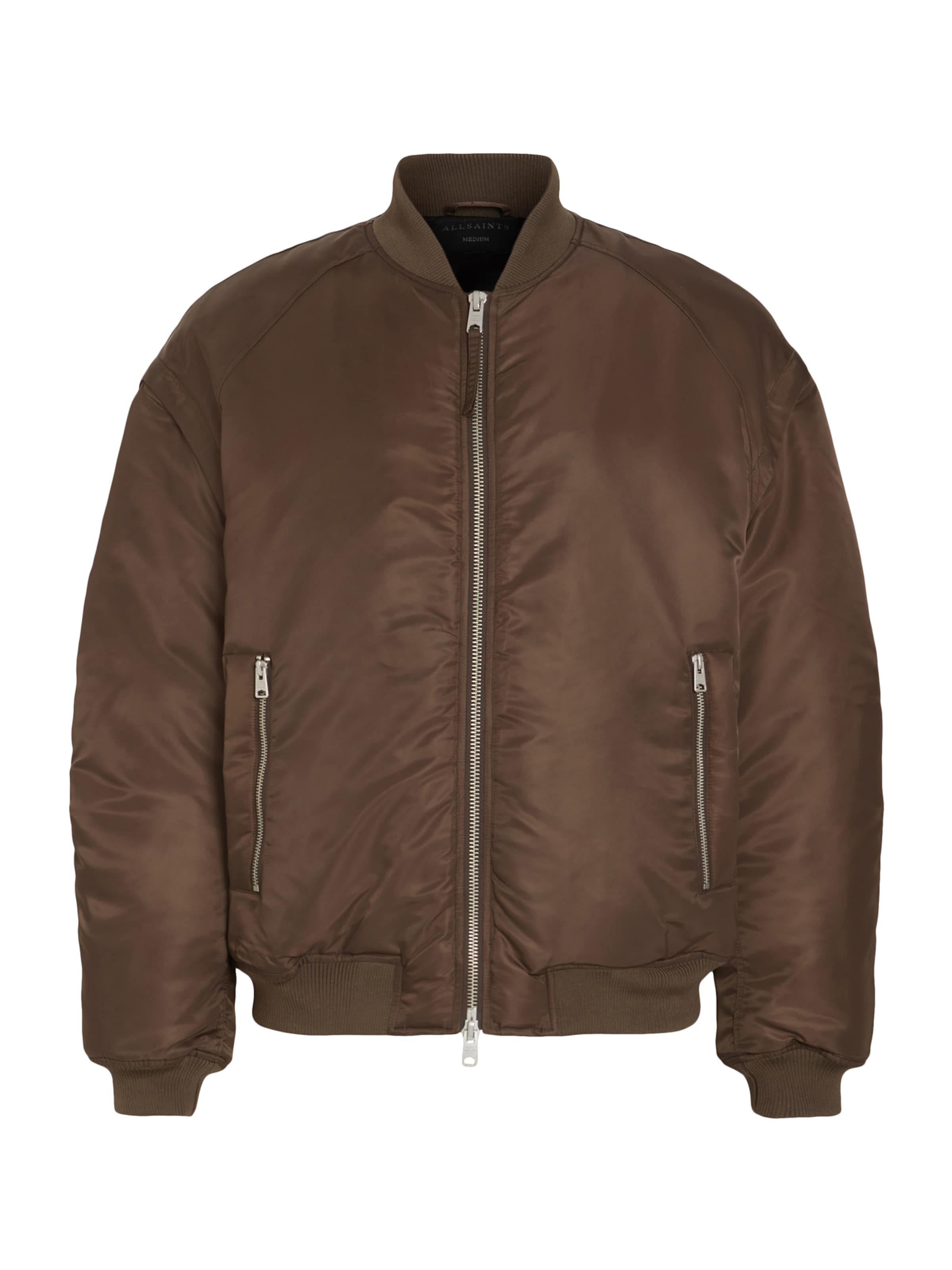 AllSaints Övergångsjacka 'AKIO' i grön: framsida