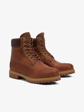 TIMBERLAND - Botas com atacadores 'Premium' em castanho