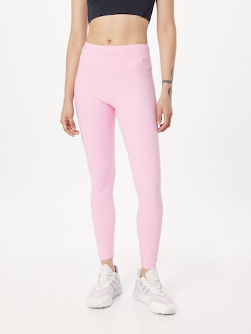 Juicy Couture Sport Скинни Спортивные штаны 'LORRAINE' в Ярко-розовый: спереди