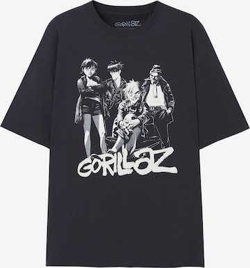 Pull&Bear T-Shirt in Schwarz: predná strana