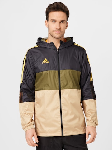 ADIDAS SPORTSWEAR Spordijope, värv must: eest vaates