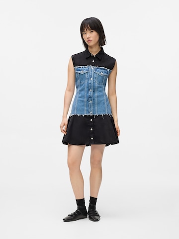 Robe-chemise KARL LAGERFELD JEANS en bleu : devant