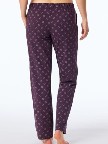 SCHIESSER Pajama Pants ' Mix & Relax ' in Purple