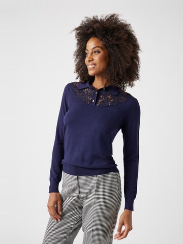 NAF NAF Sweater 'Meredith' in Blue: front