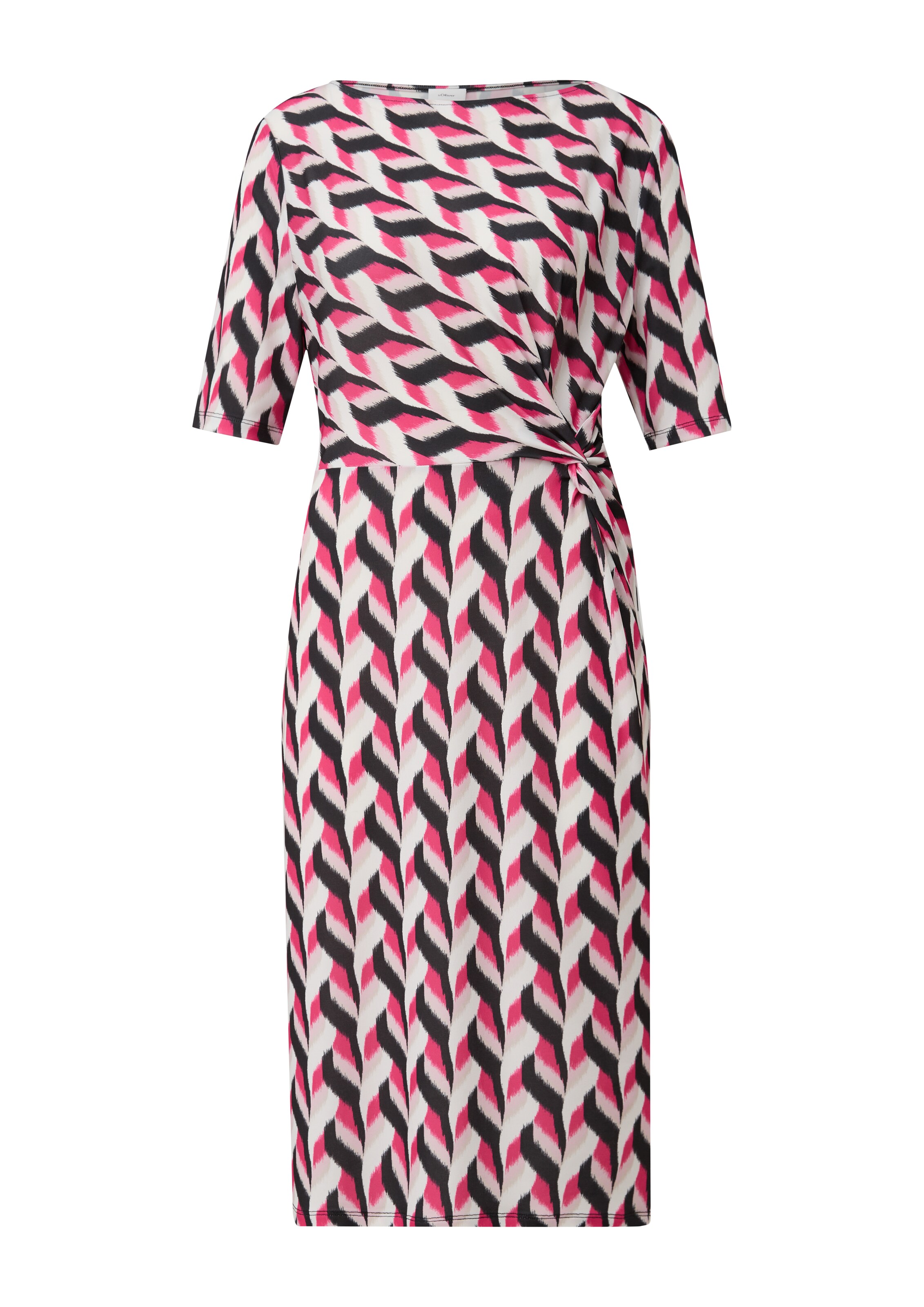 s.Oliver BLACK LABEL Kleid in Schwarz: Vorderseite