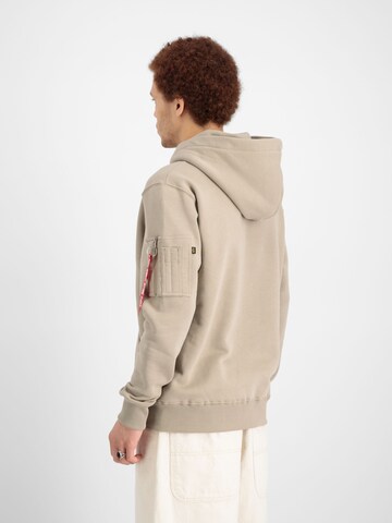 ALPHA INDUSTRIES Sweatshirt 'Alpha PP' in Beige