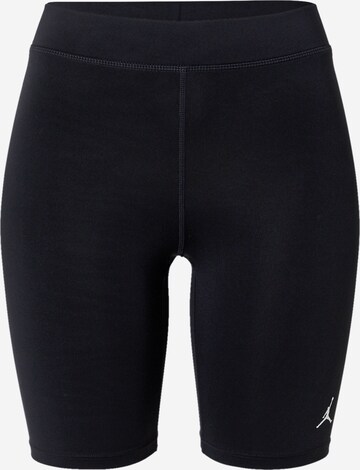 Skinny Pantalon de sport Jordan en noir : devant