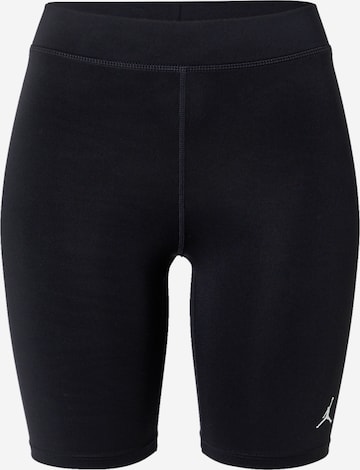 Skinny Pantalon de sport Jordan en noir : devant