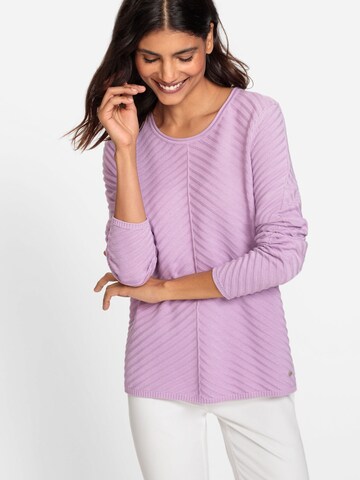 Olsen Pullover 'Eva' in Lila: predná strana