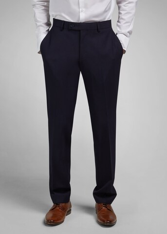 HECHTER PARIS Regular Trousers with creases 'NOS MF' in Blue: front