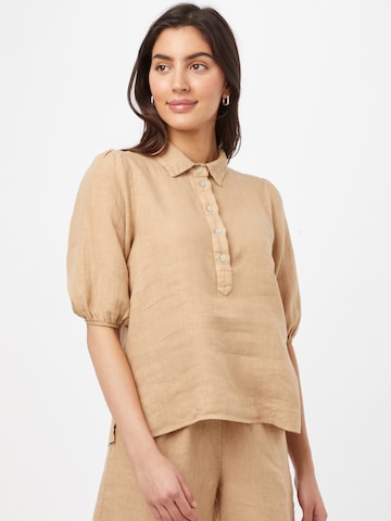 Moves Bluse 'Lunima' in Beige: predná strana