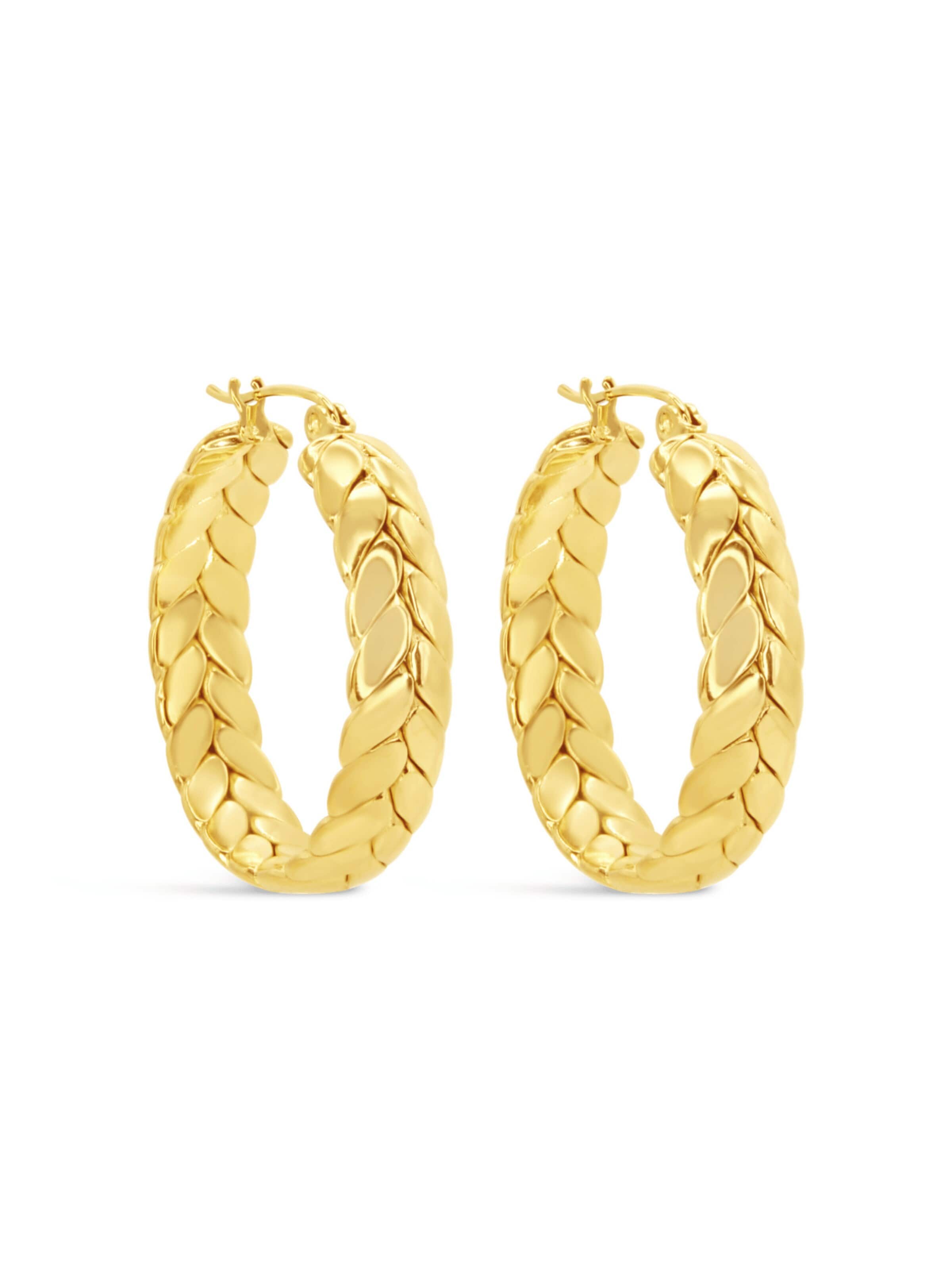ARS-ARGENTI Ohrringe 'QUEEN ELEONORE'‌‌‌‌‌‌‌‌ in Gold: Vorderseite