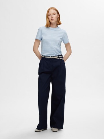 T-shirt SELECTED FEMME en bleu