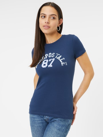 T-shirt 'MAY' AÉROPOSTALE en bleu : devant