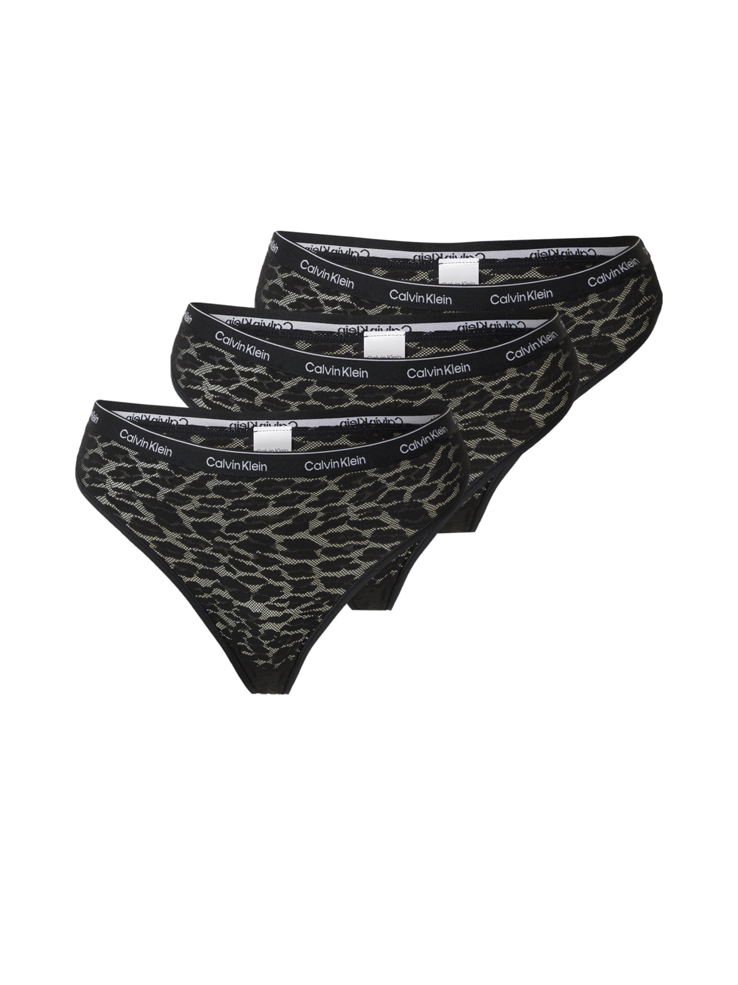 Slip de la Calvin Klein Underwear pe negru: față