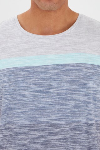 BLEND T-Shirt 'JAKOB' in Blau