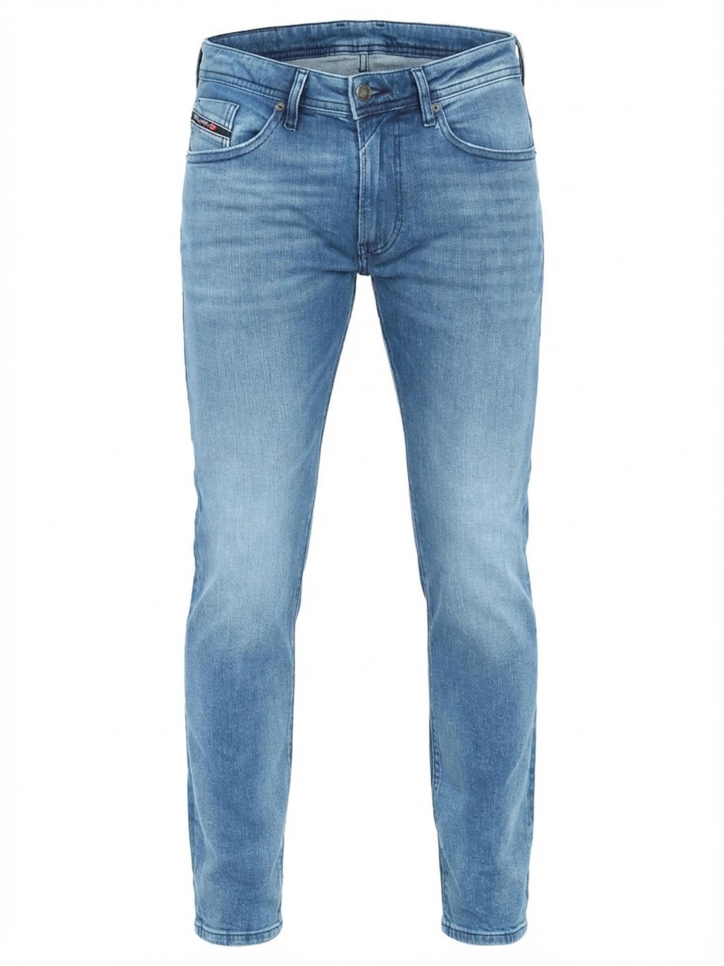 DIESEL Jeans 'THOMMER-R RB066' in de kleur Blauw denim, Productweergave