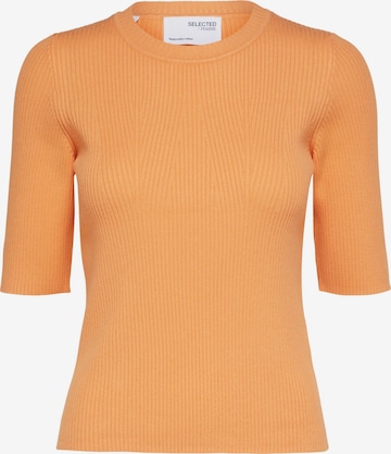 SELECTED FEMME Пуловер 'MALA' в оранжево: отпред
