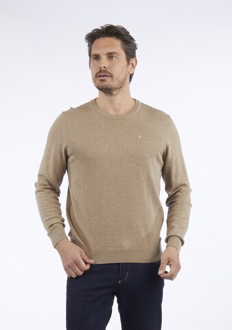 Pull-over HECHTER PARIS en marron : devant