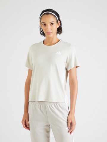 T-shirt fonctionnel ADIDAS PERFORMANCE en gris : devant