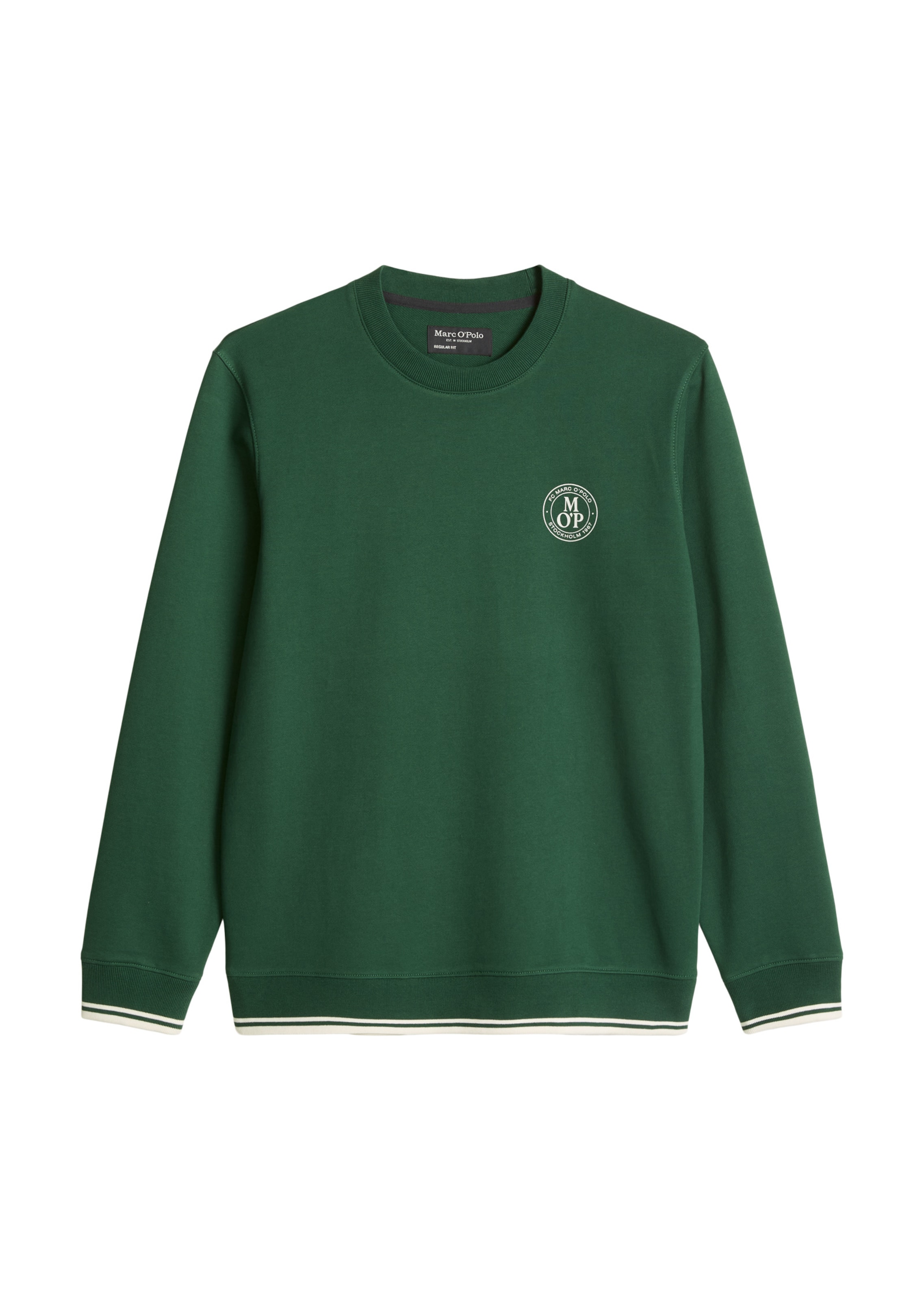 Marc O'Polo Sweatshirt in Groen: voorkant